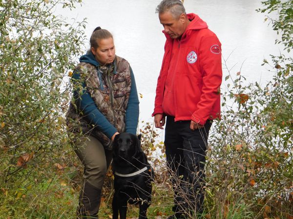 Kovács Endre Mantrailinges kutyavezető